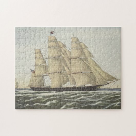 Clipper Ship, Flying Cloud Legpuzzel (Horizontaal)