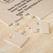 Clipper Ship Flying Cloud - Scheepsblauwdruk SD Legpuzzel (Zijkant)