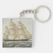 Clipper Ship, Flying Cloud Sleutelhanger (Achterkant)