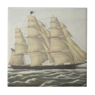 Clipper Ship, Flying Cloud Tegeltje