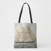 Clipper Ship, Flying Cloud Tote Bag (Voorkant)