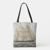 Clipper Ship, Flying Cloud Tote Bag (Achterkant)