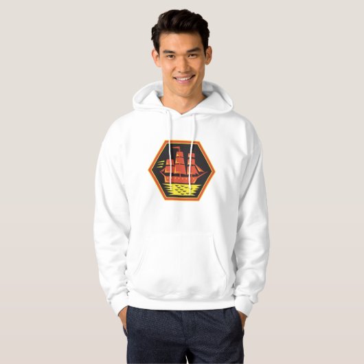 Clipper Ship Hoodie (Voorkant volledig)