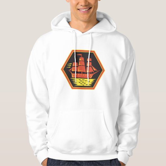 Clipper Ship Hoodie (Voorkant)