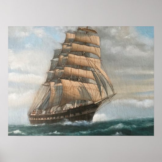 Clipper Ship Poster (Voorkant)