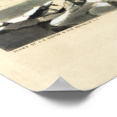 Clipper Ship Red Jacket in de ijskast van de Kaapv Poster (Hoek)