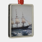 Clipper Ship "Red Jacket" Metalen Ornament (Rechts)