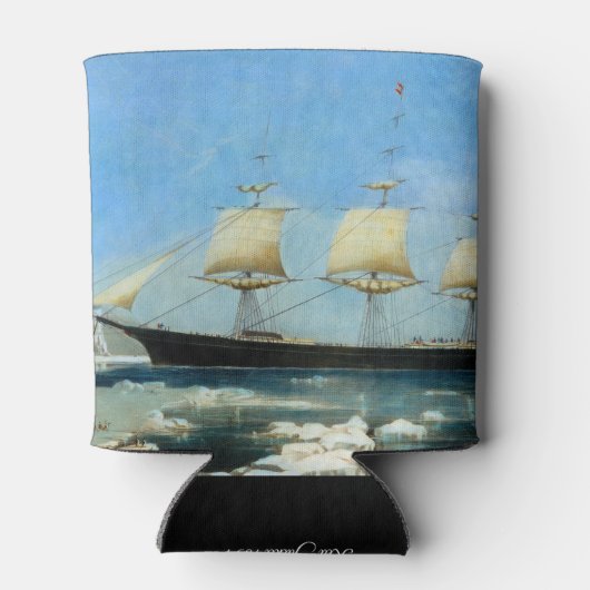 Clipper Ship Rode jas 1854 Blikjeskoeler (Achterkant)