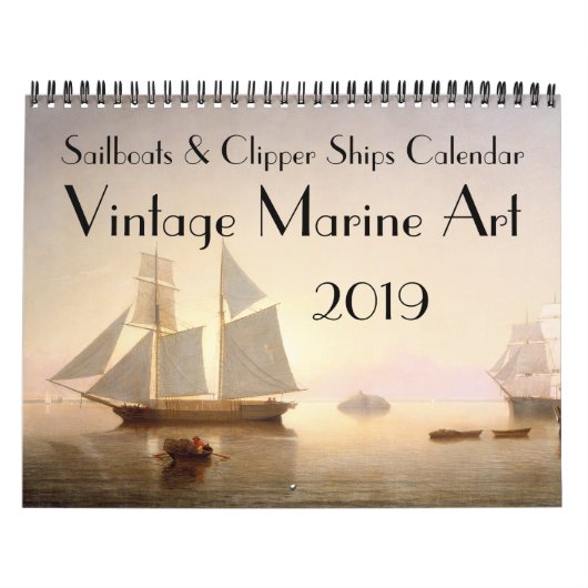 Clipper Ship Sailboat Yachts 2019 Agenda Kalender (Hoes)