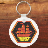 Clipper Ship Sleutelhanger (Voorkant)