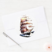 Clipper Ship sticker (Envelop)