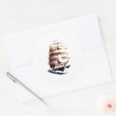 Clipper Ship sticker (Envelop)