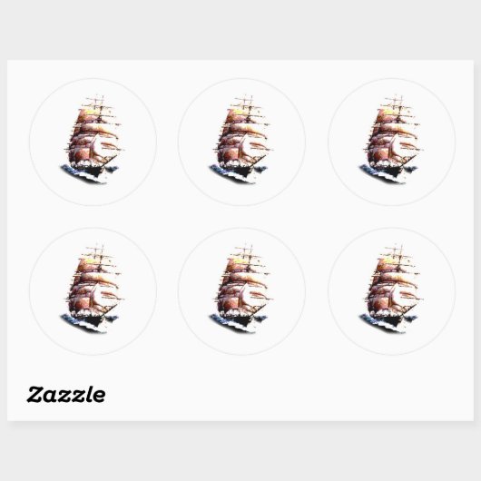 Clipper Ship sticker (Vel)