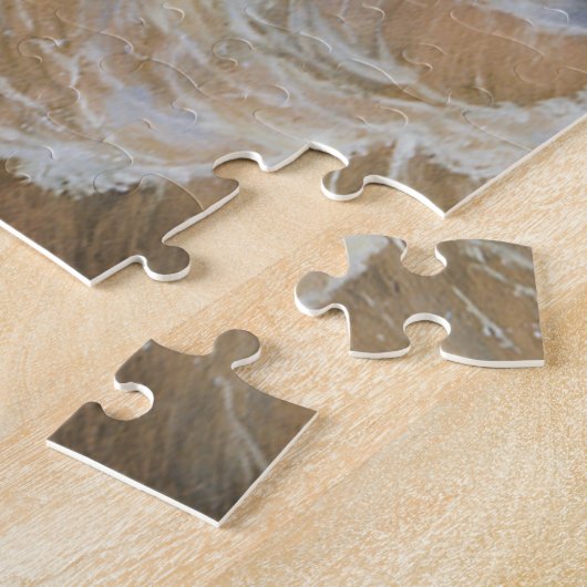 Clipper Ship Storm bij Zee 1870s Legpuzzel (Zijkant)