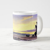 Clipper Ship Sunset Light Bradford Marine Art Mok (Voorkant rechts)