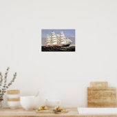Clipper Ship Three Brothers Poster (Keuken)