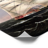 Clipper Ship Three Brothers Poster (Hoek)