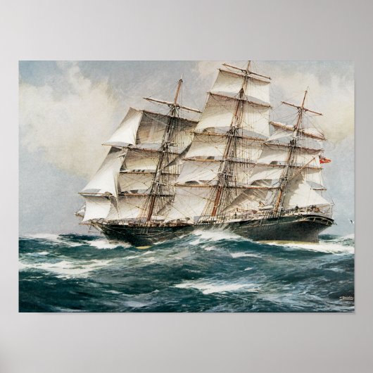 Clipper Ship Torrens Poster (Voorkant)