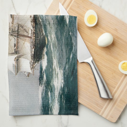 Clipper Ship Torrens Theedoek (Quarter Fold)