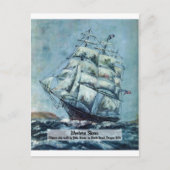 Clipper Ship Western Shore Briefkaart (Voorkant)