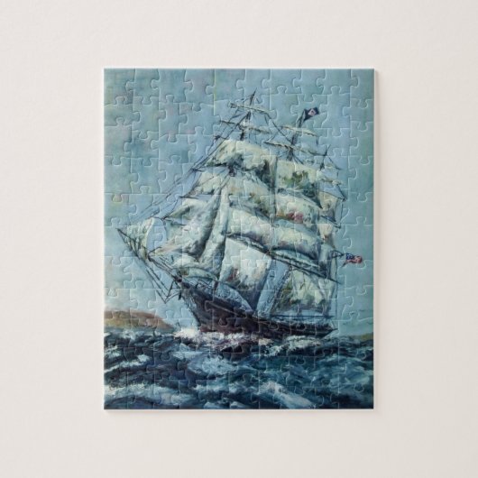 Clipper Ship Western Shore Legpuzzel (Verticaal)