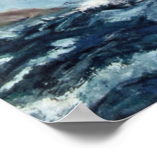 Clipper Ship Western Shore Poster (Hoek)