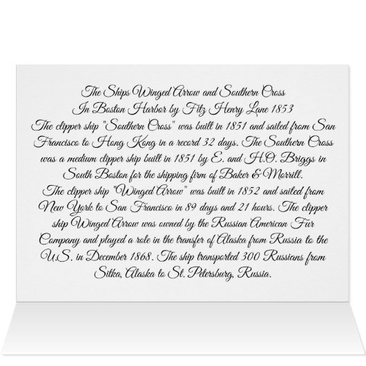 Clipper Ships Fitz Henry Lane 1853 (Binnen Horizontaal (Boven))