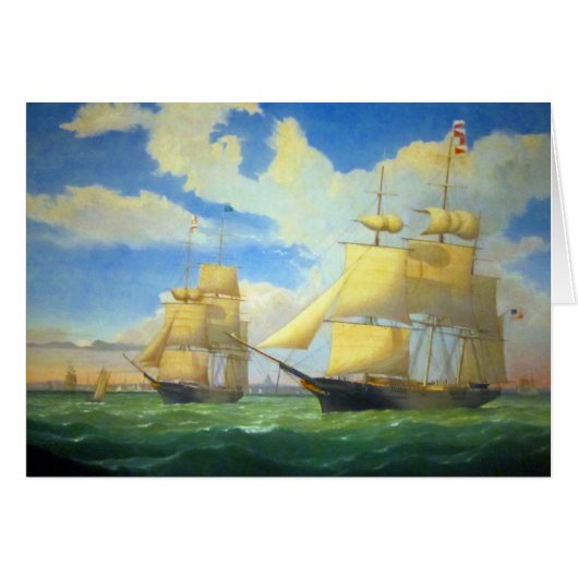 Clipper Ships Fitz Henry Lane 1853 (Voorkant Horizontaal)