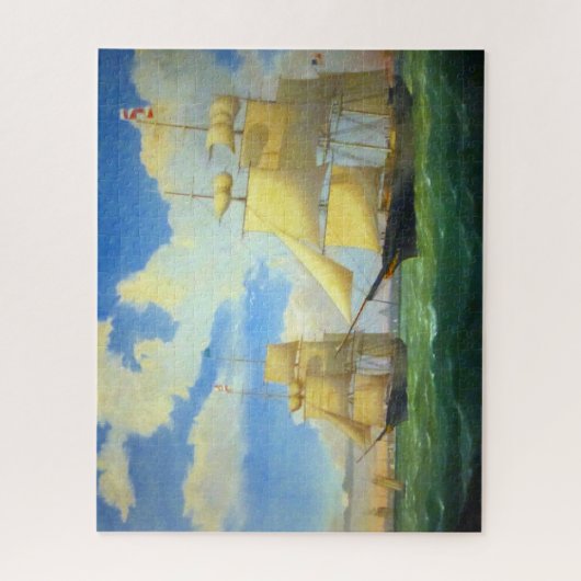 Clipper Ships Fitz Henry Lane 1853 Legpuzzel (Verticaal)