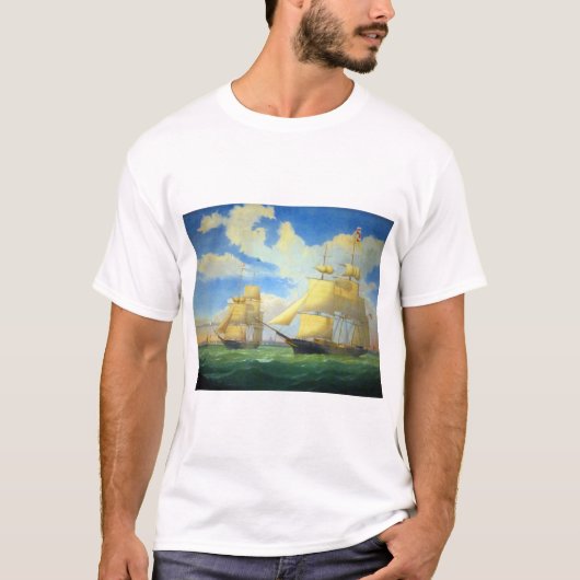 Clipper Ships Fitz Henry Lane 1853 T-shirt (Voorkant)