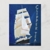 Clipper Tea  adverteren poster Briefkaart (Voorkant)