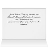 Clipper Zeilschip en Stoomboot 1900's (Binnen Horizontaal (Boven))