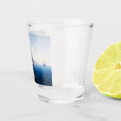 Clipper Zeilschip en Stoomschip 1900's Shot Glas (Rechts)