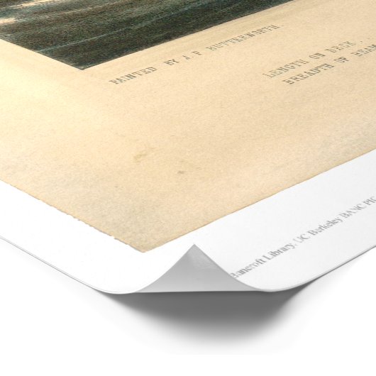 Clipperschip "Grote Republiek" (0398A) Poster (Hoek)