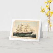 Clipperschip "Three Brothers" (0406A) Kaart (Gele Bloem)