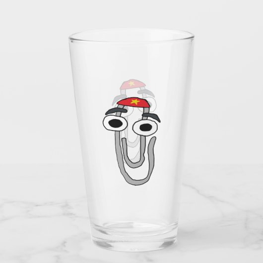 Clippy de Rebel Glas (Voorkant)