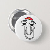 Clippy de Rebel Ronde Button 5,7 Cm (Voorkant /achterkant)