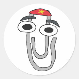 Clippy de Rebel Ronde Sticker