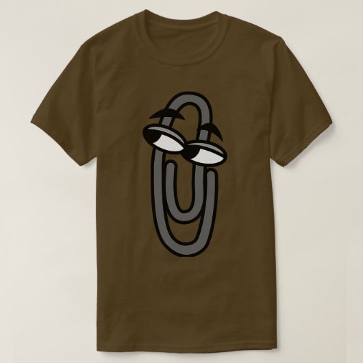 Clippy Kantoor Pal Kantoor Assistant Decoration T-shirt (Design voorkant)