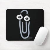Clippy Paper Clip Funny Meme Page Note  Muismat (Met muis)