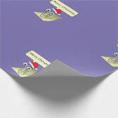 Clippy wenst je een prettige kerstdag toe cadeaupapier (Hoek)