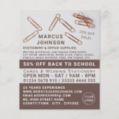 Clips, benodigdheden voor kantoorbenodigdheden, St Flyer (Voorkant)