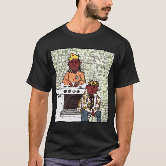 Clipse Hell Hath No Fury Illustration retro T-shirt (Voorkant)