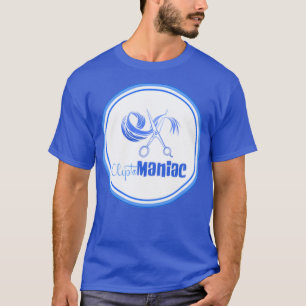 CliptoMANIAC Blue op Blue T-shirt