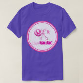 CliptoMANIAC Roze op Roze T-shirt (Design voorkant)