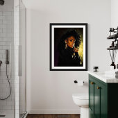 Clique - Regal Afrocentrisch Portret Kunstwerk Canvas Afdruk