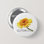 Clitoraid.org Ronde Button 5,7 Cm (Voorkant /achterkant)