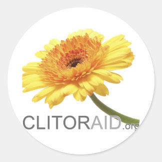Clitoraid.org Ronde Sticker