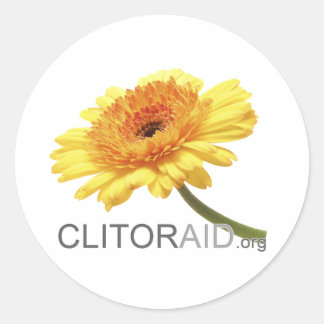 Clitoraid.org Ronde Sticker