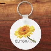 Clitoraid.org Sleutelhanger (Voorkant)